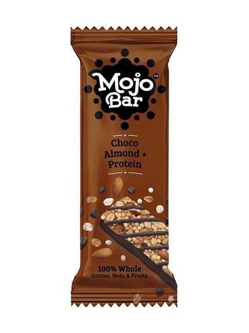 Mojo Bar Choco Almond, Yoghurt Berry & Orange Dark Choco & Granola Bars - Pack of 6 - 32 g