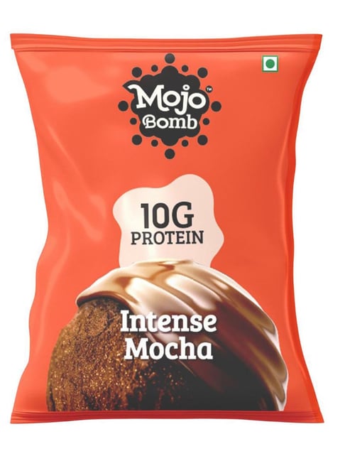 Mojo Bar Protein Bombs Intense Mocha | Daily Protein Snack - Pack of 5 - 40 g