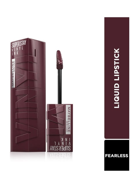 maybelline new york Maybelline Superstay Vinyl Ink Liquid Lipstick, Fearless - 4.2 ml-picture-17