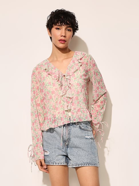 Only Multi Polyester Printed Long Sleeves Top-picture-22