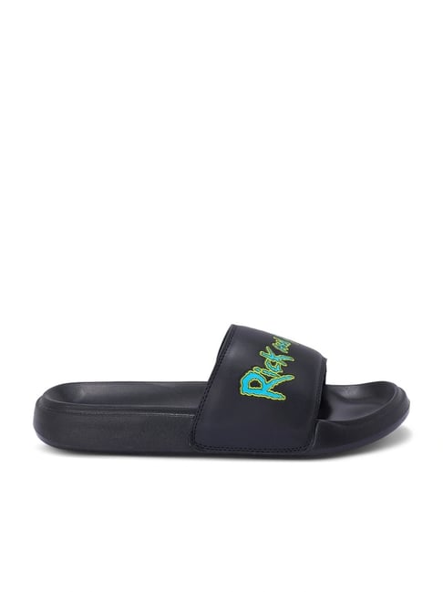 Ajile by Pantaloons Men Black Slides-picture-15