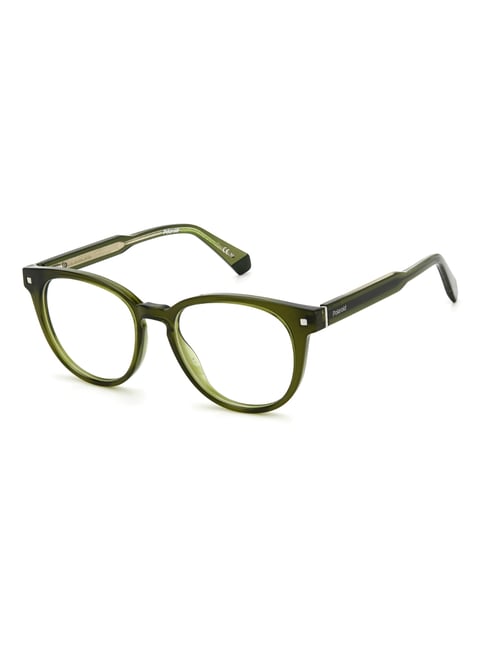 polaroid green round unisex eye frame