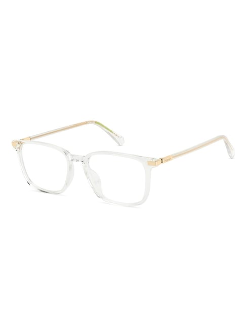 Polaroid White Rectangular Eye Frame for Men