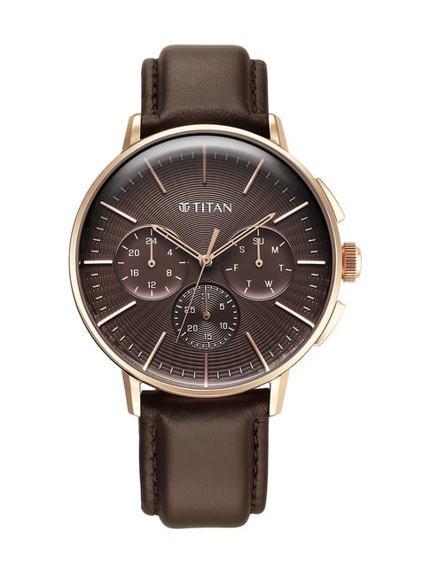Titan 90200WL01 Chronograph Watch for Men