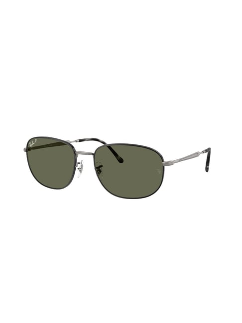 Ray-Ban Core Green Polarized Square Unisex Sunglasses-picture-27
