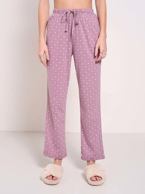 Dreamz by Pantaloons Purple Geometric Print Pyjamas-picture-25