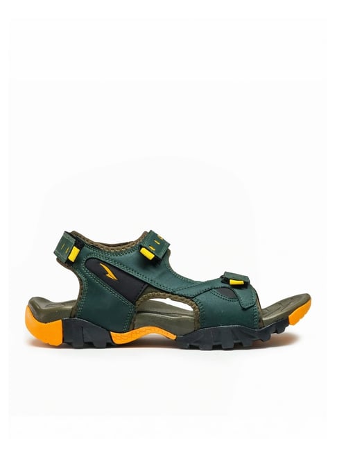 Asian Men VISTARA-24 Grey & Mustard Sandals-image-14