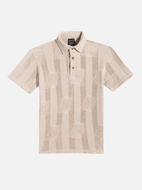 Cavio Boys Khaki Cotton Lycra Half Sleeves Solid Casual T-Shirt-picture-30