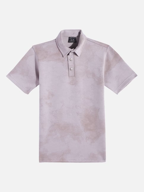 Cavio Boys Grey Cotton Lycra Half Sleeves Solid Casual T-Shirt-picture-29