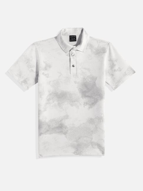 Cavio Boys White Cotton Lycra Half Sleeves Solid Casual T-Shirt-picture-25