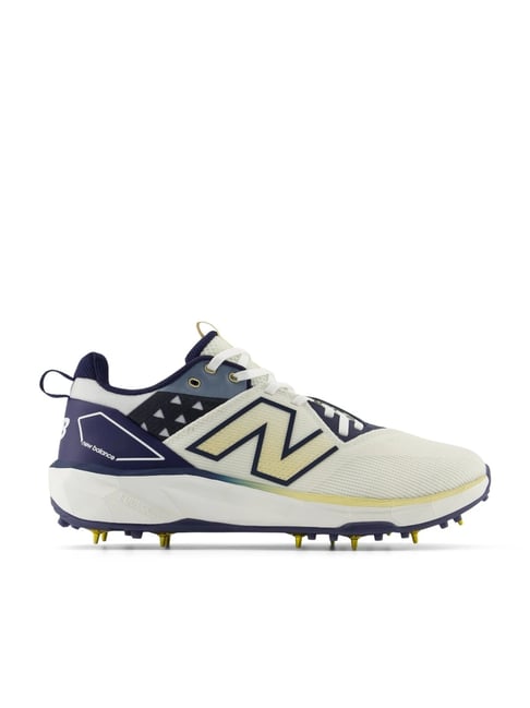 New Balance Men's CK10GN6 White Cricket Shoes-picture-11