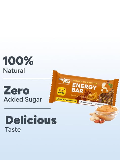 Beyond Food Energy Bars Peanut Butter - Pack of 6