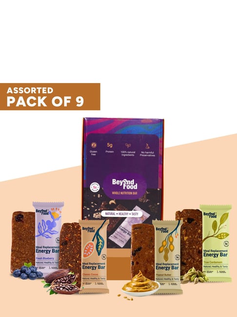 Beyond Food Meal Replacement Assorted Bar - Pack of 9