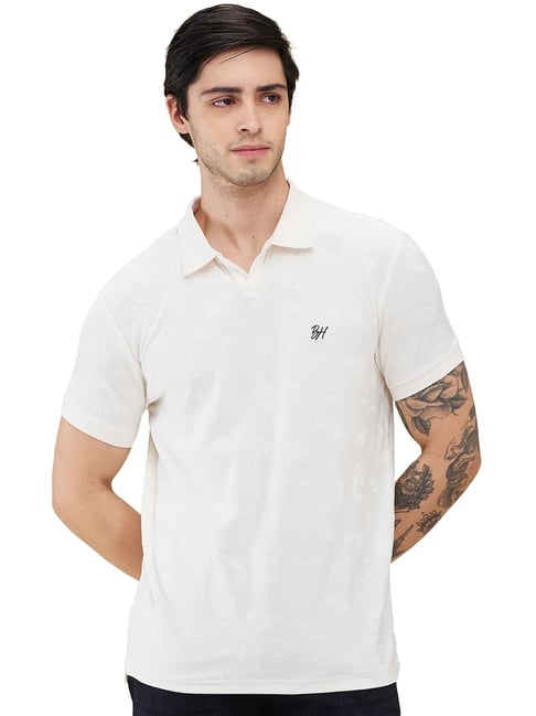Being Human White Regular Fit Polo T-Shirt-picture-31