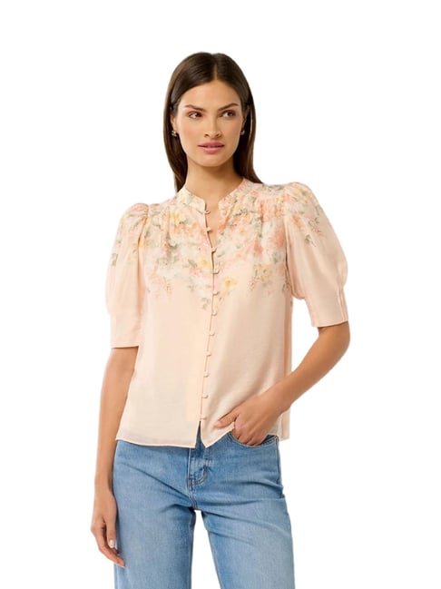 foufou】美品front tuck lace blouse