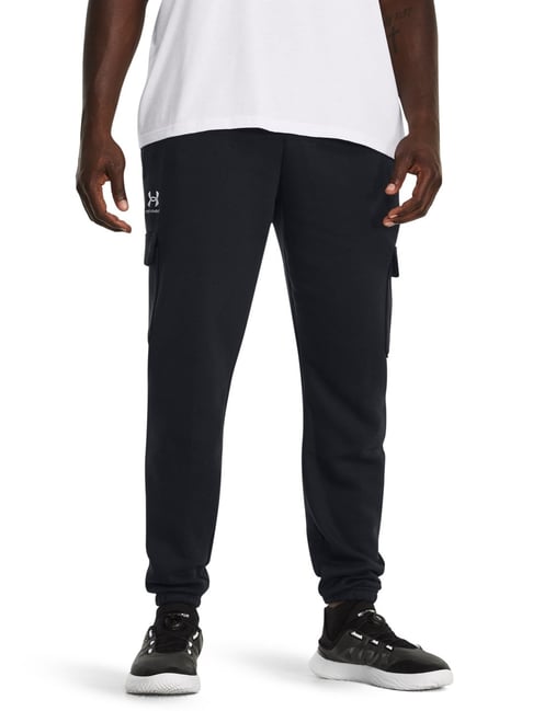 Under Armour Black Cotton Loose Fit Sports Joggers-picture-13