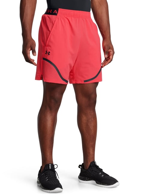 Under Armour Red Slim Fit Sports Shorts