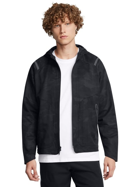 Under Armour Black Regular Fit Camouflage Sports Hoodie-picture-48