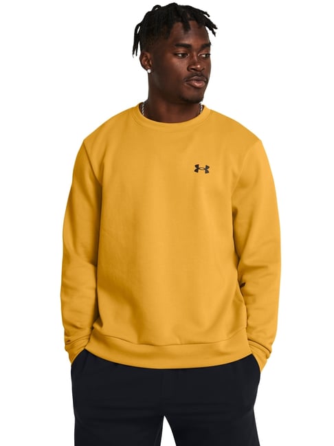 Under Armour Yellow Regular Fit Sports Sweatshirt-picture-13