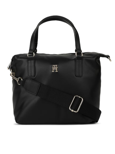TOMMY HILFIGER Polyester Black Women Handbag
