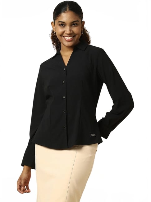 Allen Solly Black Regular Fit Shirt-picture-19