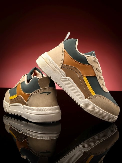 Asian Boys FREEDOM-03 Beige Casual Sneakers