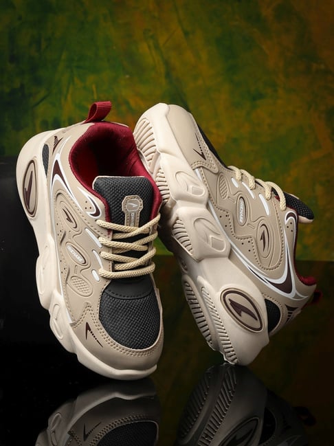 Asian VISION-02 Boys VISION-02 Beige Casual Sneakers