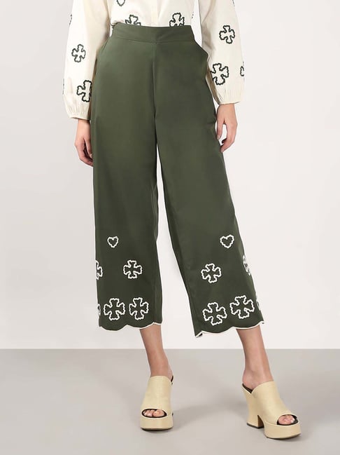 Vero Moda Ivy Green Casual Trousers-picture-20