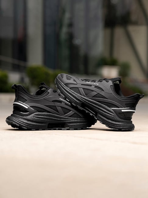 Red Tape Men's Urban Kicks Black Running Shoes-picture-43