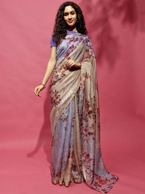 Navyasa By Liva Blue Printed Saree-picture-44