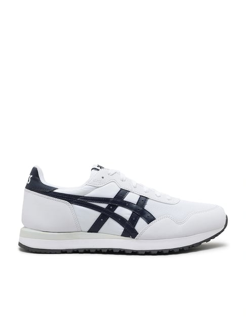 Buy Asics Unisex TIGER RUNNER II White Midnight Sneakers at Best