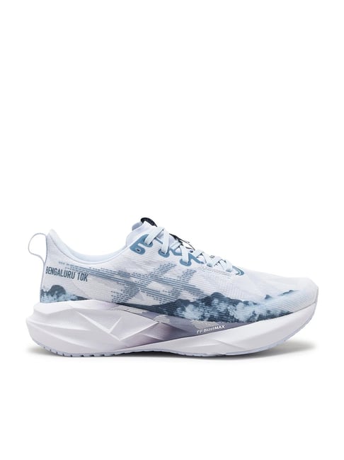 Asics Men's NOVABLAST 5 White & Winter Sea Running Shoes-picture-18