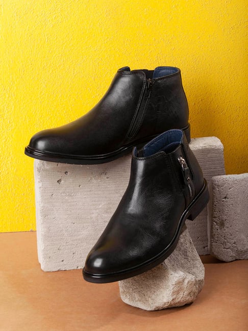 ID Men's Black Casual Boots