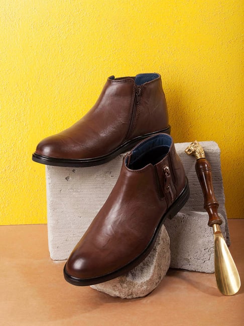 ID Men's Brown Casual Boots-picture-23