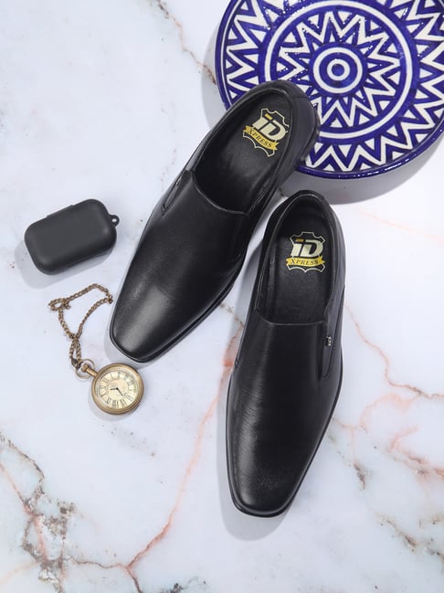 ID Men's Black Formal Loafers
