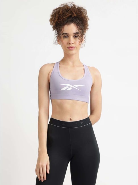 Reebok Purple Regular Fit Printed Sports Bra-picture-20