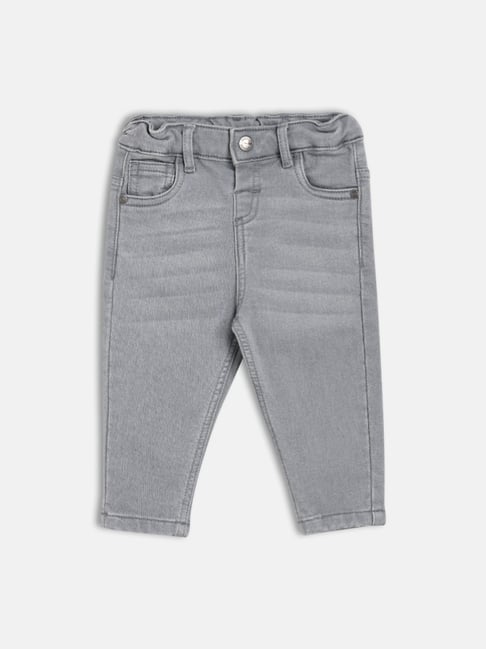 MINIKLUB Boys Multi Cotton Solid Denim Pant-picture-41