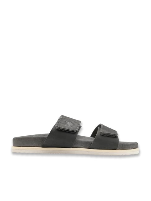 U.S. Polo Assn. Men's Grey GRIZ Slide Sandals-picture-48