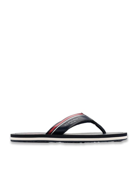 U.S. Polo Assn. Men's Navy NESTA Flip Flops