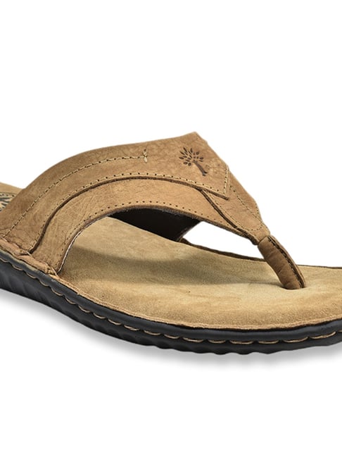 Flip Flops Woodland Chappal New Model Woodland Men's Camel Thong