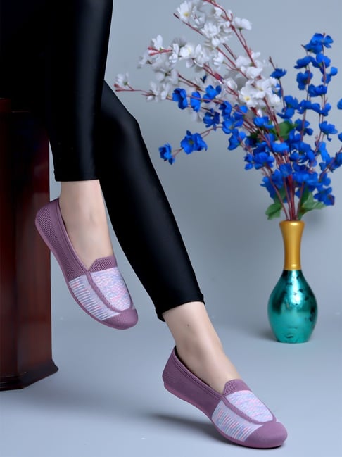 Shoetopia Women's Peach Flat Ballets