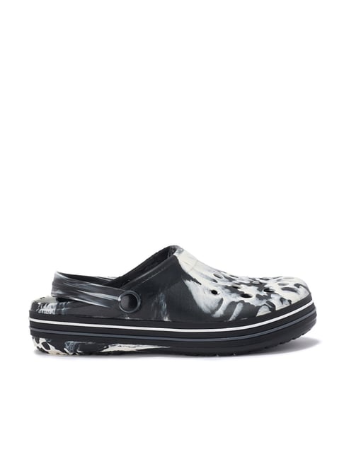 ajile by pantaloons men black sling back clogs