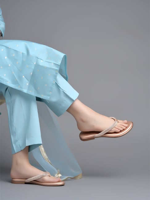 Shoetopia Women's Pink Thong Sandals-picture-27