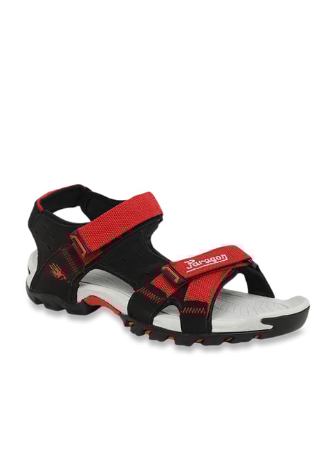 Paragon Men's Black Floater Sandals