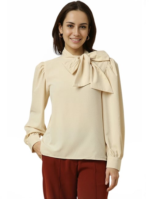 Allen Solly Beige Regular Fit Top-picture-28
