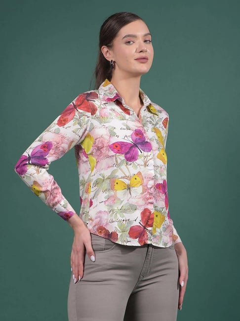 Crimsoune Club Multicolor Printed Casual Shirt-picture-40