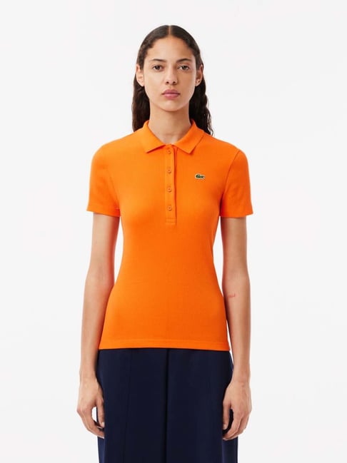 Lacoste Orange Polo T-Shirt
