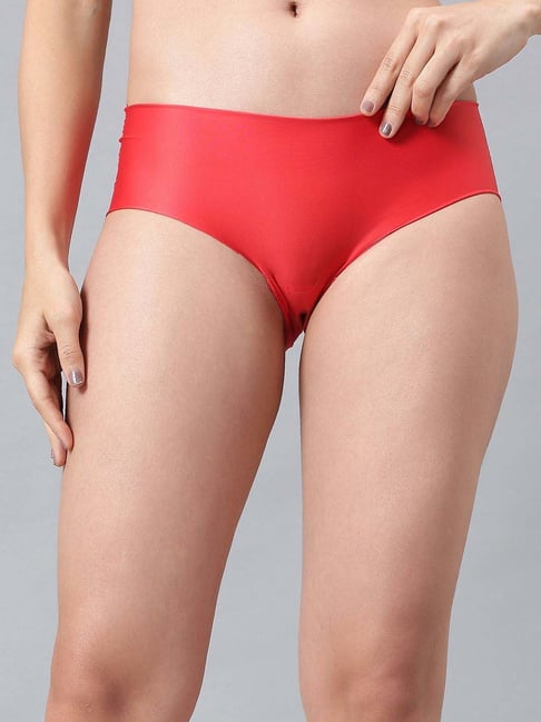La Intimo Red Comfort Fit Panties-picture-27