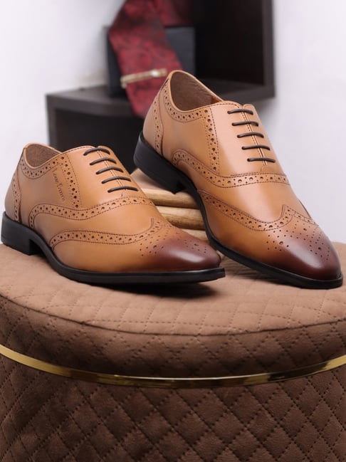 Buy Louis Stitch Men'S British Tan Brogue Shoes at Best Price