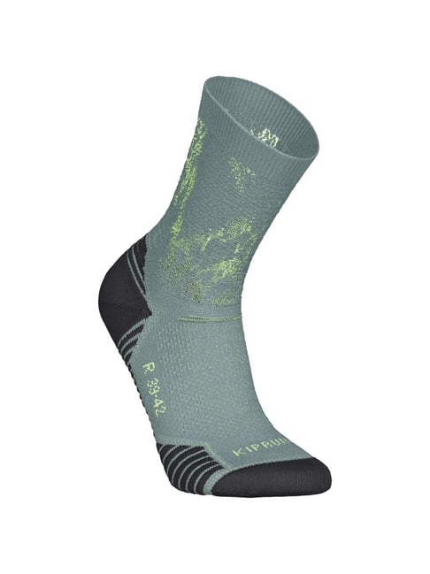 Kiprun By Decathlon Unisex Green Socks (UK